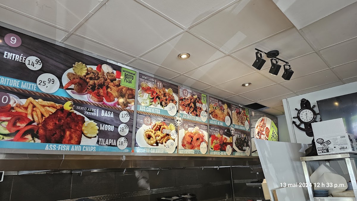 Restaurant & Poissonnerie Mediterranéenne Menu - Image 4