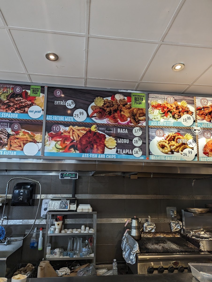 Restaurant & Poissonnerie Mediterranéenne Menu - Image 5