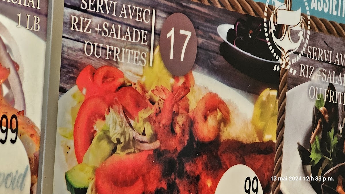 Restaurant & Poissonnerie Mediterranéenne Menu - Image 6